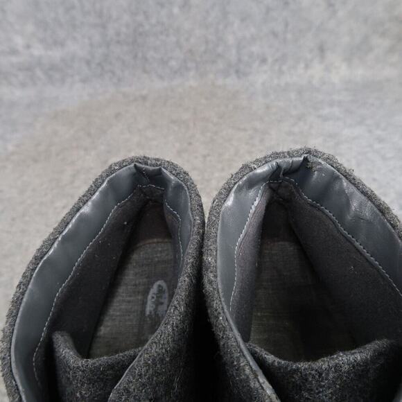 Dr Scholls Shoes Womens 9 Bootie Wedge Chukka Lace Up Casual Fashion Grey Tassel - Picture 14 of 14